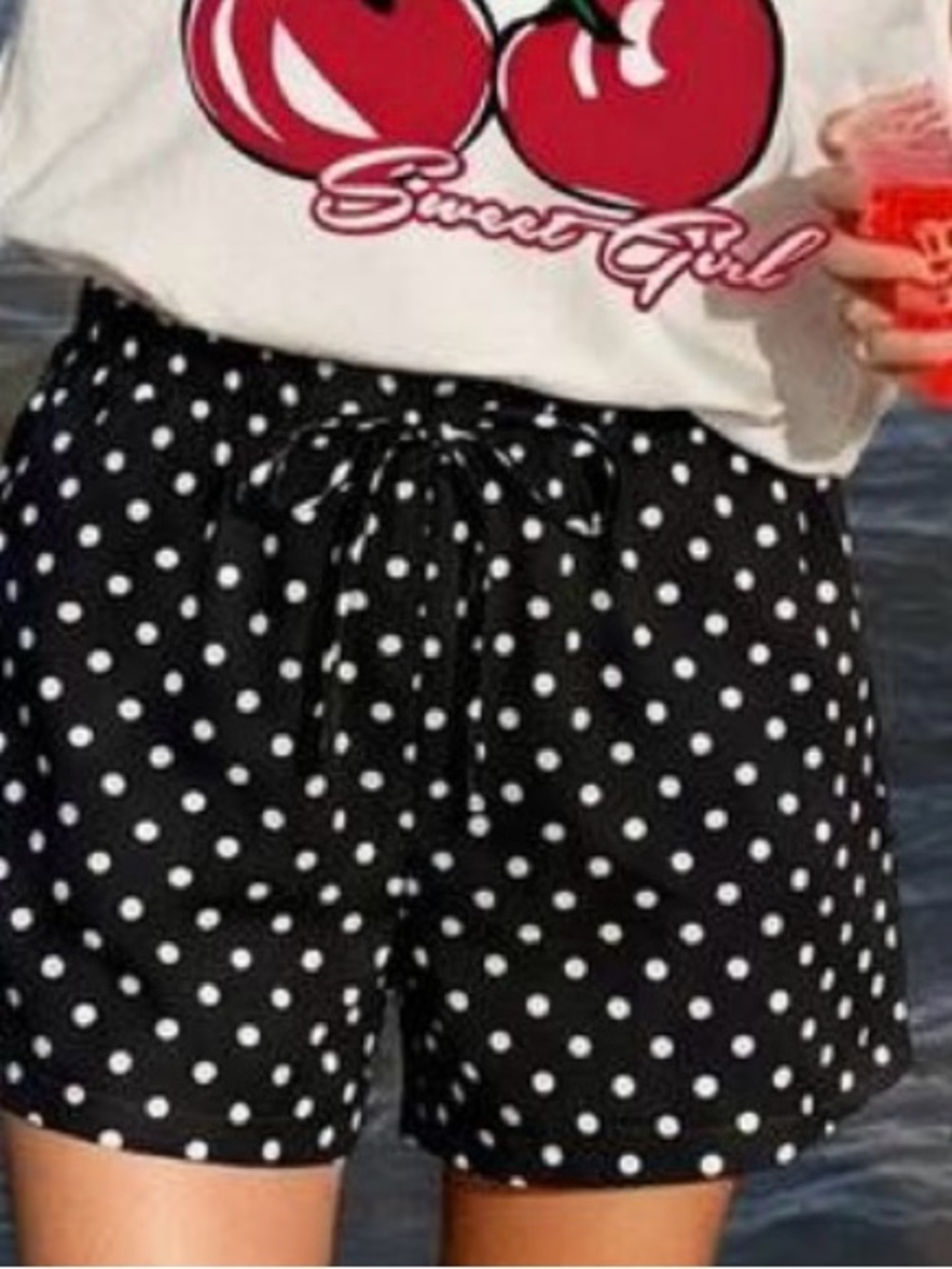 SHEIN Polka Dot Shorts NWT